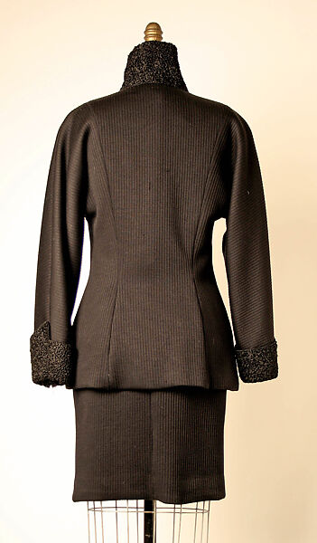 Suit, Geoffrey Beene (American, Haynesville, Louisiana 1927–2004 New York), synthetic fiber, American