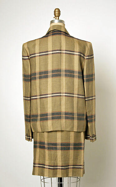 Suit, Perry Ellis Sportswear Inc. (American, founded 1978), (a, b) linen; (c) cotton, American