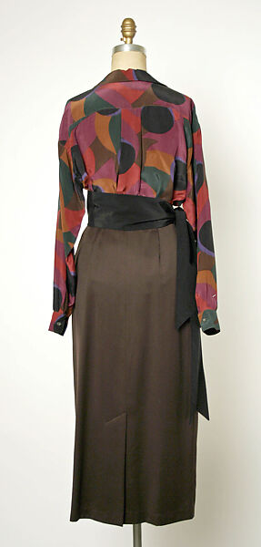 Ensemble, Perry Ellis Sportswear Inc. (American, founded 1978), wool, silk, American