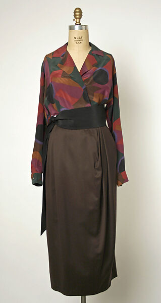 Ensemble, Perry Ellis Sportswear Inc. (American, founded 1978), wool, silk, American