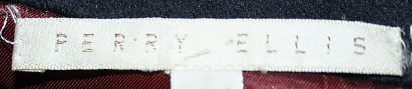 Suit, Perry Ellis Sportswear Inc. (American, founded 1978), wool, American