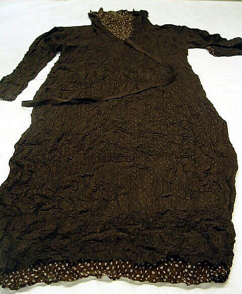 Dress, Issey Miyake (Japanese, 1938–2022), polyester, Japanese