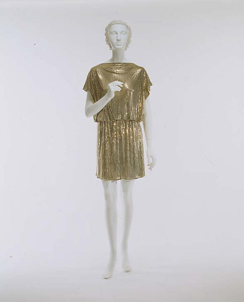 Evening dress, Versace Couture (Italian, founded 1992), metal, Italian 