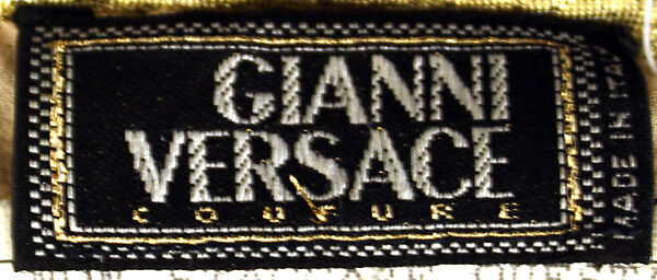 Evening dress, Versace Couture (Italian, founded 1992), metal, Italian