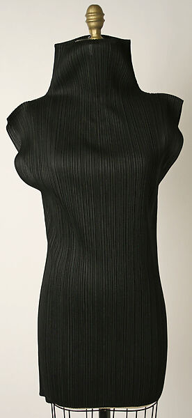 Dress, Issey Miyake (Japanese, 1938–2022), polyester, Japanese 