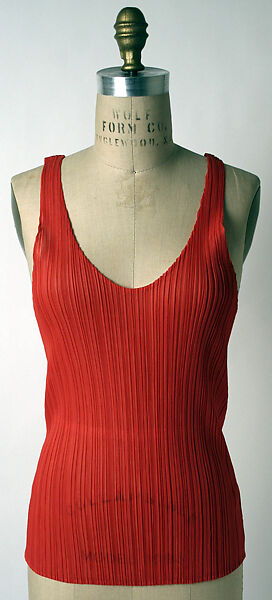 Shirt, Issey Miyake (Japanese, 1938–2022), polyester, Japanese 