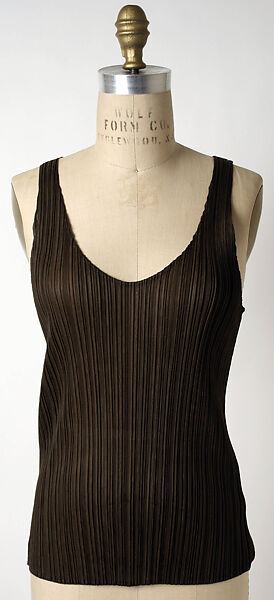 Shirt, Issey Miyake (Japanese, 1938–2022), polyester, Japanese 