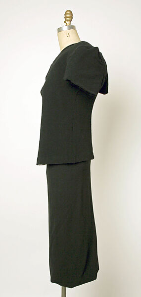 Ensemble, Comme des Garçons (Japanese, founded 1969), (a) polynosic rayon, nylon, polyurethane (b) wool, nylon, polyurethane, down, Japanese