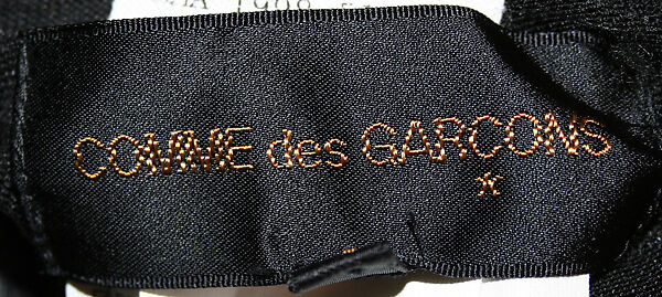 Ensemble, Comme des Garçons (Japanese, founded 1969), (a) polynosic rayon, nylon, polyurethane (b) wool, nylon, polyurethane, down, Japanese