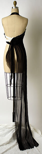 Evening dress, Maison Margiela (French, founded 1988), silk, polyester gum, French