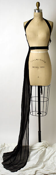 Evening dress, Maison Margiela (French, founded 1988), silk, polyester gum, French 