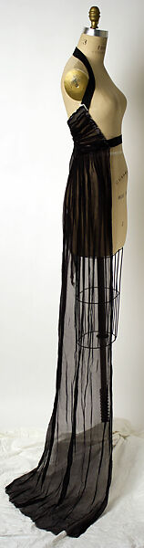 Evening dress, Maison Margiela (French, founded 1988), silk, polyester gum, French