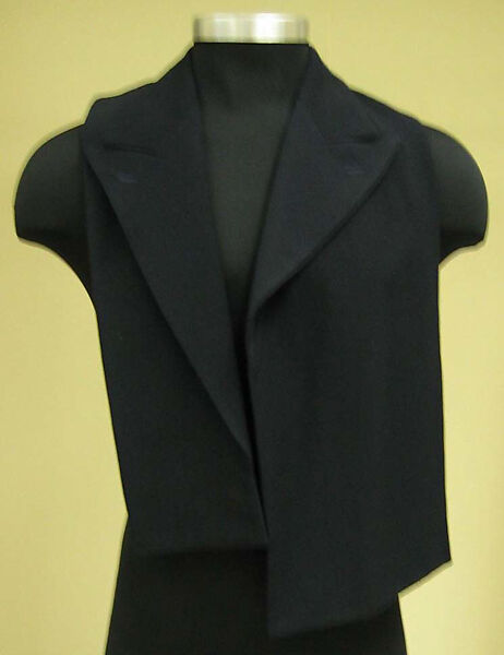 Evening suit, Comme des Garçons (Japanese, founded 1969), wool, Japanese