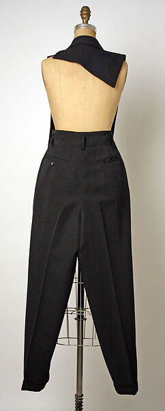 Evening suit, Comme des Garçons (Japanese, founded 1969), wool, Japanese