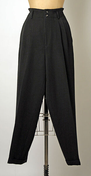 Evening suit, Comme des Garçons (Japanese, founded 1969), wool, Japanese