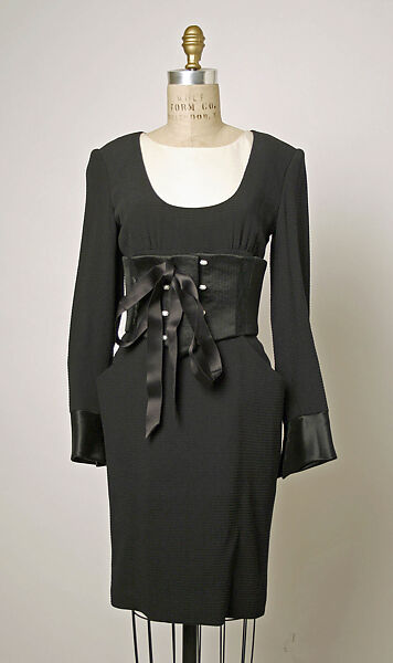 Evening ensemble, Valentino (Italian, born 1932), silk, synthetic fiber, Italian 