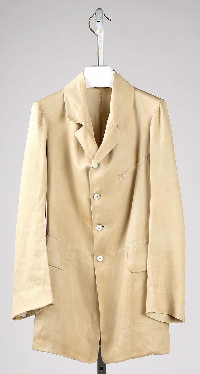 Jacket, linen, American 