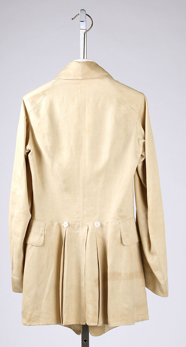 Jacket, linen, American