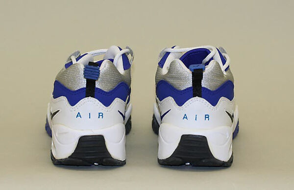 Athletic ensemble, Nike (American, founded 1972), (a) polyester, nylon; (b) cotton, spandex; (c) cotton, spandex; (d, e) cotton; (f, g) leather, nylon, plastic (foam), rubber, American