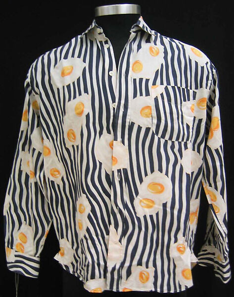 Shirt, Franco Moschino (Italian, 1950–1994), cotton, Italian