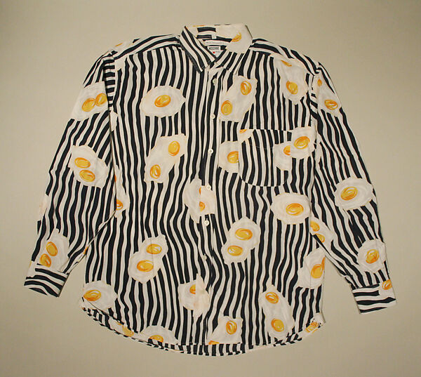 Shirt, Franco Moschino (Italian, 1950–1994), cotton, Italian 