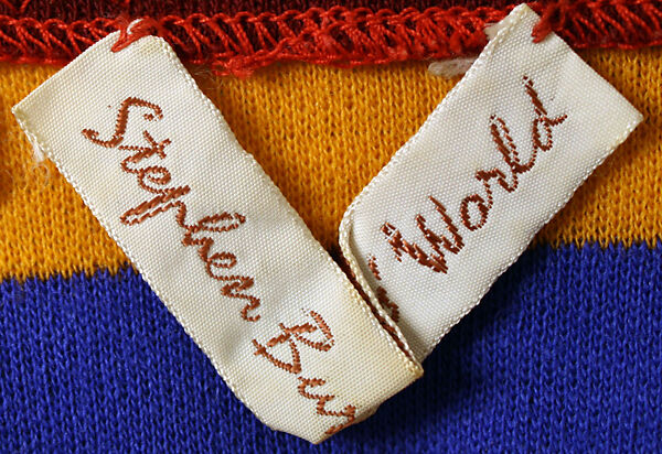 Dress, Stephen Burrows (American, born 1943), wool, suede, American