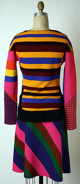 Dress, Stephen Burrows (American, born 1943), wool, suede, American