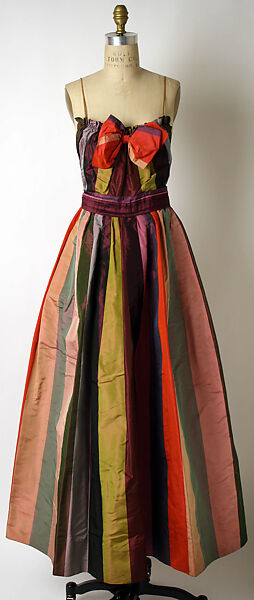 Evening dress, Hattie Carnegie, Inc. (American, 1918–1965), [no medium available], American
