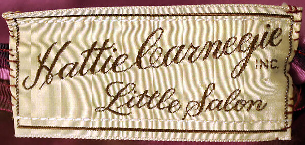 Evening dress, Hattie Carnegie, Inc. (American, 1918–1965), [no medium available], American