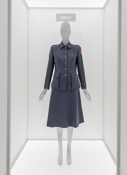 Uniform, Elizabeth Hawes (American, Ridgewood, New Jersey 1903–1971 New York), (a–g) wool
(h) metal, American