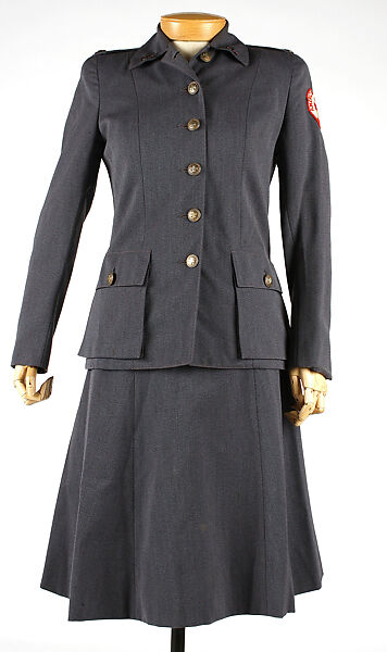 Uniform, Elizabeth Hawes (American, Ridgewood, New Jersey 1903–1971 New York), (a–g) wool
(h) metal, American