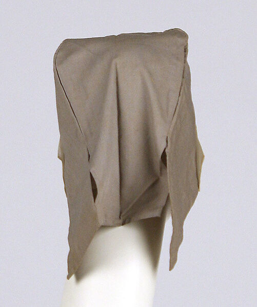 Uniform bonnet, cotton, American