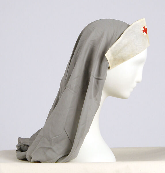 Uniform bonnet, cotton, American