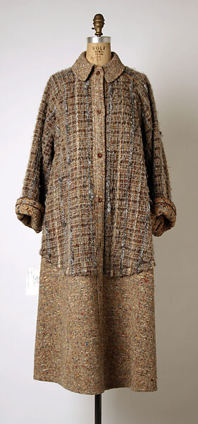 Ensemble, Geoffrey Beene (American, Haynesville, Louisiana 1927–2004 New York), wool, silk, American 