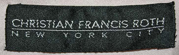 Jacket, Christian Francis Roth (American, born 1969), wool, American