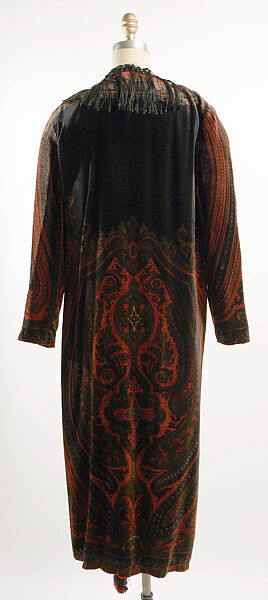 Dressing gown, Bergdorf Goodman (American, founded 1899), silk, American