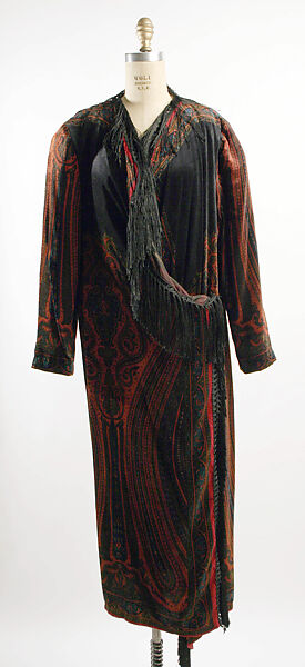 Dressing gown, Bergdorf Goodman (American, founded 1899), silk, American 