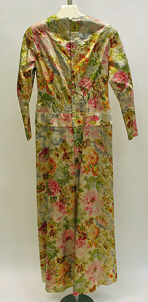 Dress, Mainbocher (French and American, founded 1930), silk, metallic thread, American