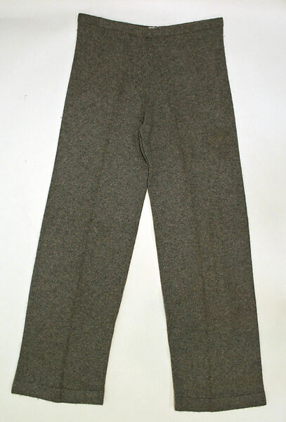 Trousers, Halston (American, Des Moines, Iowa 1932–1990 San Francisco, California), cashmere, American 