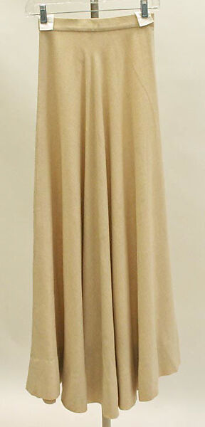 Skirt, Halston (American, Des Moines, Iowa 1932–1990 San Francisco, California), wool, American 