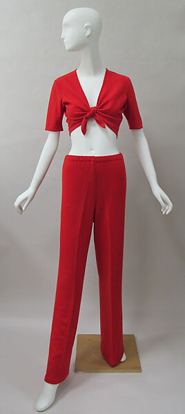 Ensemble, Halston (American, Des Moines, Iowa 1932–1990 San Francisco, California), wool, cashmere, American
