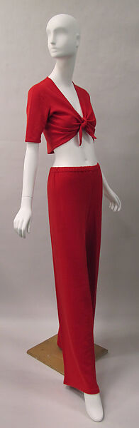 Ensemble, Halston (American, Des Moines, Iowa 1932–1990 San Francisco, California), wool, cashmere, American