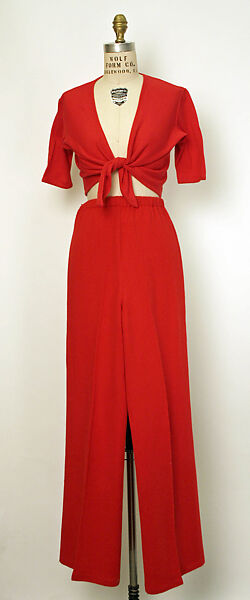 Ensemble, Halston (American, Des Moines, Iowa 1932–1990 San Francisco, California), wool, cashmere, American