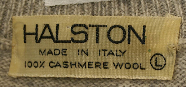 Ensemble, Halston (American, Des Moines, Iowa 1932–1990 San Francisco, California), wool, American