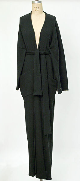 Ensemble, Halston (American, Des Moines, Iowa 1932–1990 San Francisco, California), cashmere, American 