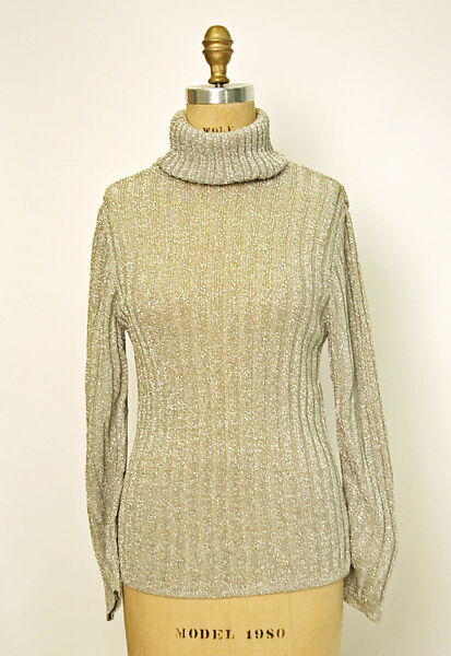 Sweater, Henri Bendel (American, founded 1895), Lurex, American 