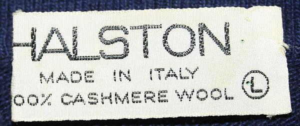 Ensemble, Halston (American, Des Moines, Iowa 1932–1990 San Francisco, California), cashmere, American