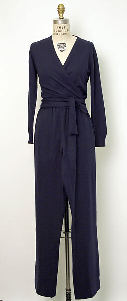 Ensemble, Halston (American, Des Moines, Iowa 1932–1990 San Francisco, California), cashmere, American 