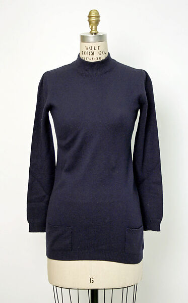 Ensemble, Halston (American, Des Moines, Iowa 1932–1990 San Francisco, California), cashmere, American