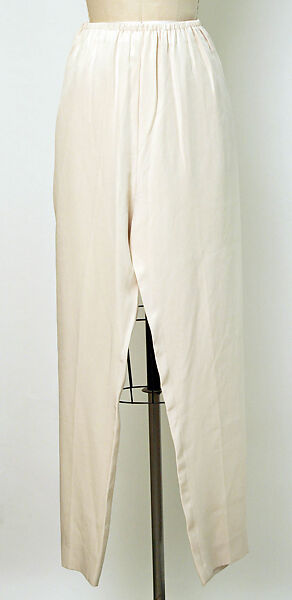 Ensemble, Halston (American, Des Moines, Iowa 1932–1990 San Francisco, California), (a) synthetic fiber, plastic; (b) rayon, American